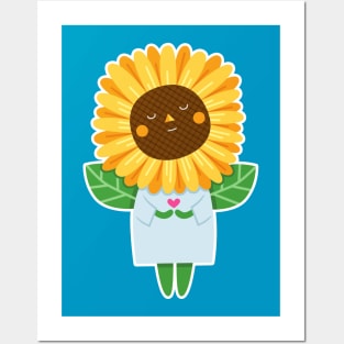 Sun Flower Child Posters and Art